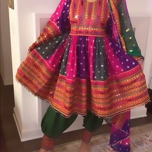 Afghani dress, Afghan dress, Eid dress, New